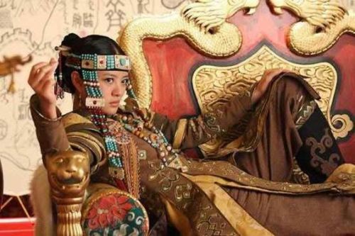 Mongolian costumes and couture1. Mongolian dress, Show of Chinese Ethnic Minorities, Hohhot City, Ch