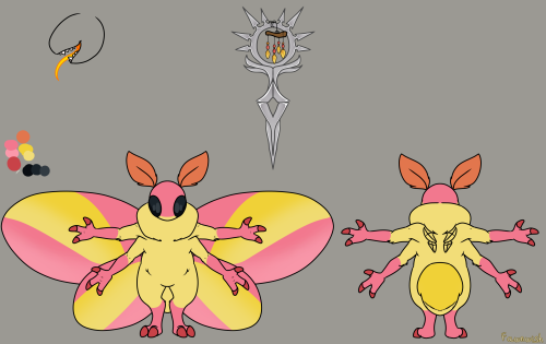 @apalebloodmoon moth oc’s ref i finished for her she is so epic :)