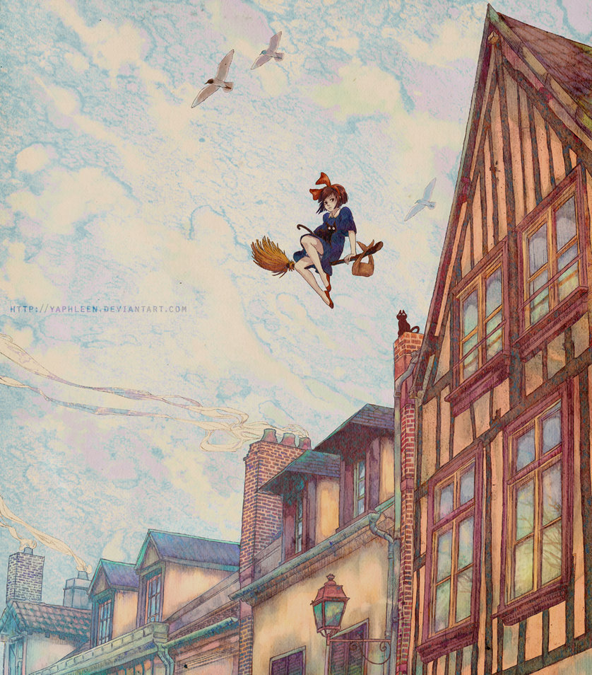 vlynx:  On tumblr / deviantart Ghibli Illustrations 