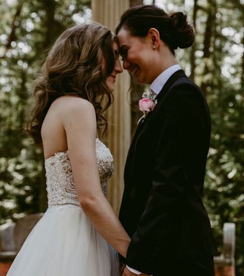 Porn beautiful-brides-weddings:  Niki and Kelsie photos