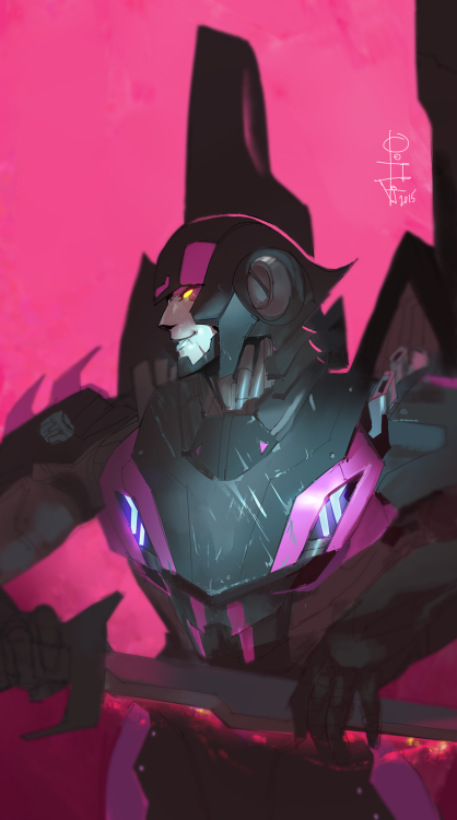 biosynth:  did some arcee sporting her rad new colors to give myself a break from the essay zerg rush at school  trying to loosen up a bit painting wise so i don’t obsess over every little detail xP 