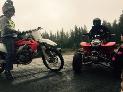 Shooting and riding in the rain, PNW life