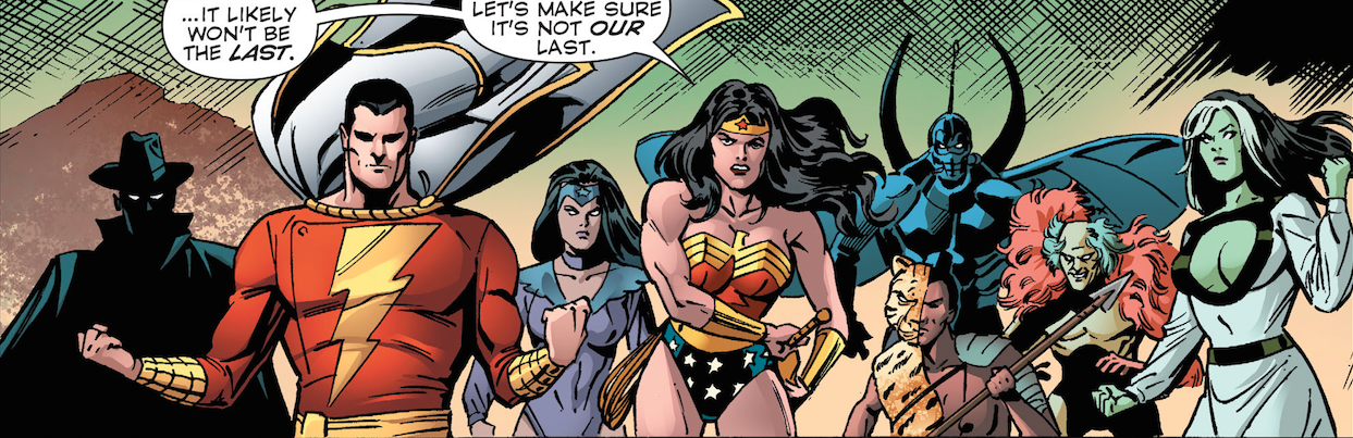 fullofcomics:  Justice League Vs Justice LeagueConvergence: Justice League International