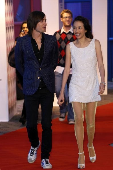 Karen Mok with Jared Leto at the 2008 MTV Asia Awards