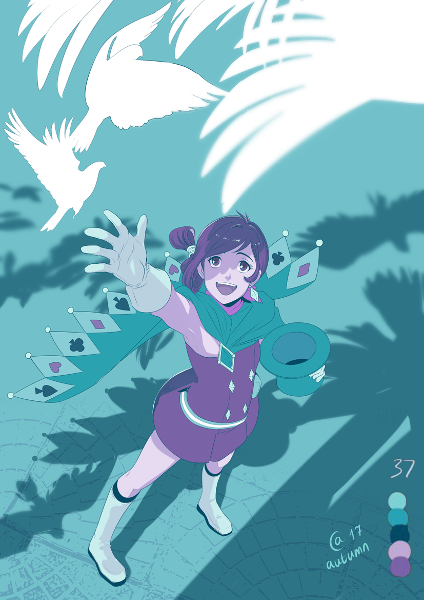 autumn-sacura:   100 Palette Challenge#37.  Trucy from  Ace Attorney Patreon |