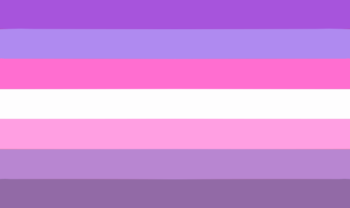 i made some trans lesbian and trans gay flags!i overlayed the flags together and got some pretty fla