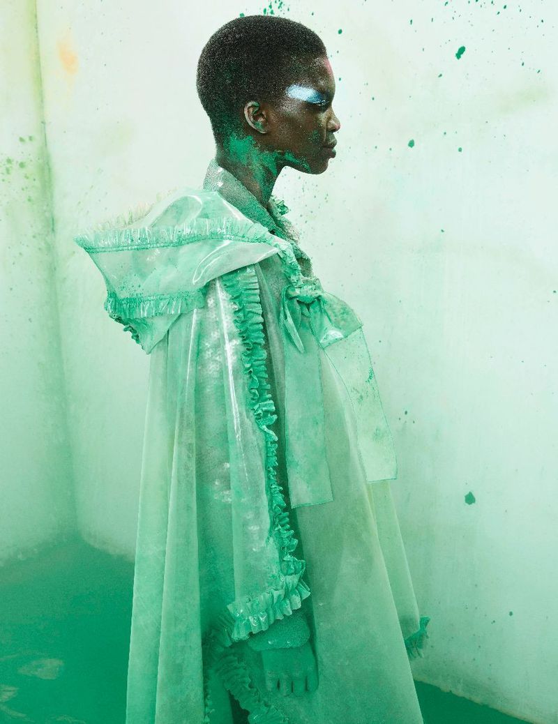 midnight-charm: Achok Majak photographed by  Phil Poynter for LOVE Magazine Spring