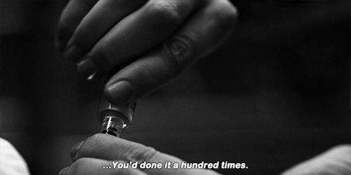 thelittleblackfox:connie-banana: filmgifs:— If the meds were switched, then when I got them mixed 