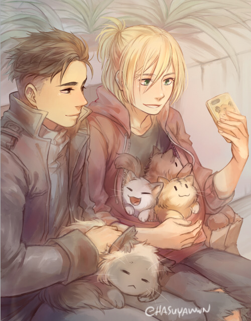 hasuyawwn: someone asked about drawing some otayuri and i was like ohyeah, i forgot