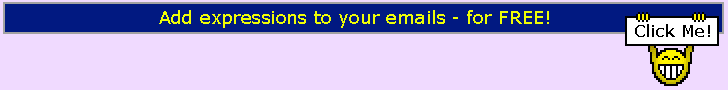 add expressions to your emails = for free!