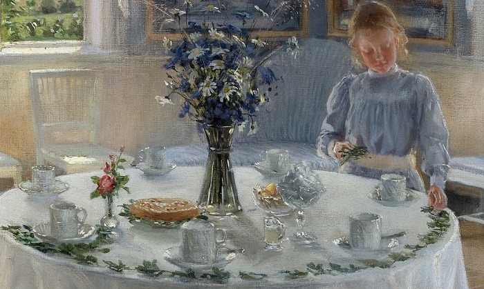 daughterofchaos:  Fanny Brate, A Day of Celebration, details, 1902