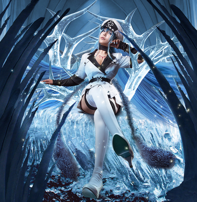 boomjoy:  Akame ga Kill Esdeath Cosplay Source: Akame ga KillCharacter: EsdeathCostume