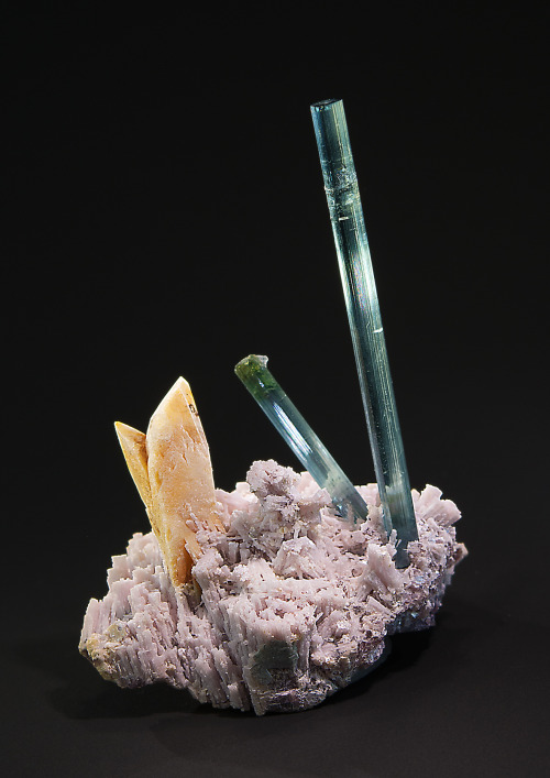 Tourmaline and Herderite - Golconda Mine, Minas Gerais, Brazil