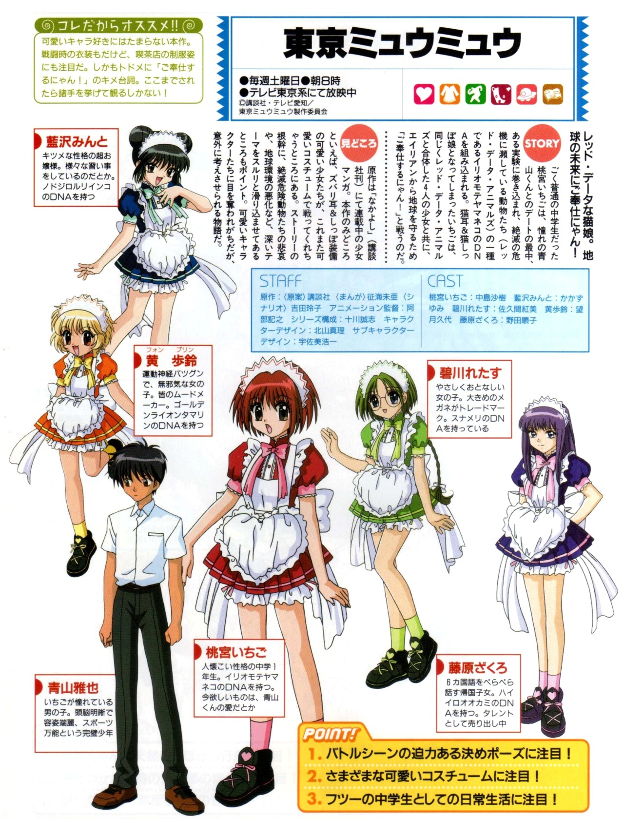 Anim Archive Tokyo Mew Mew Animage Magazine 05 02 Anim Archive Tokyo Mew Mew Animage Magazine 05 02