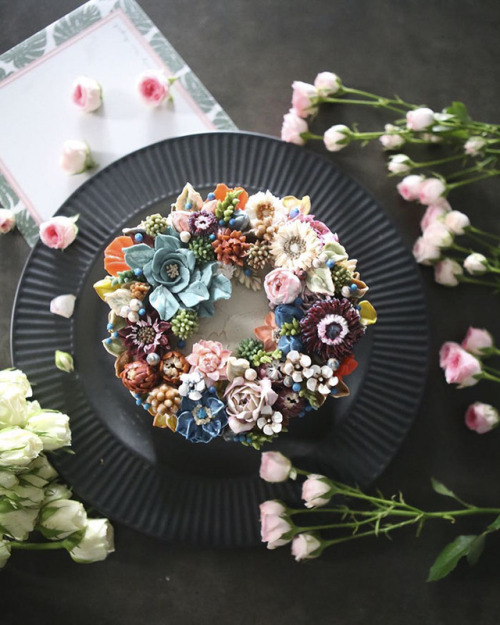 culturenlifestyle: Stunning Buttercream Floral Cakes That Are Way Too Beautiful to Eat by Seoul