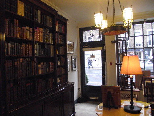 Maggs Bros. Ltd. W1J. A very pleasingly voluminous antiquarian specialist right in the heart of