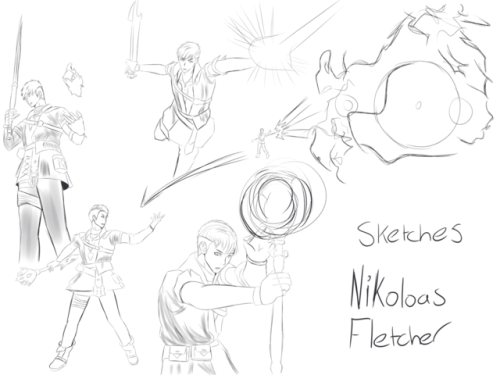 Nikoloas Fletcher Sketches