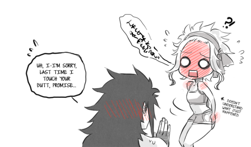 rboz:  Working out with Gajeel and Levy.A “friendly” gesture causes misunderstandings.Request gift for NightKinks ♥