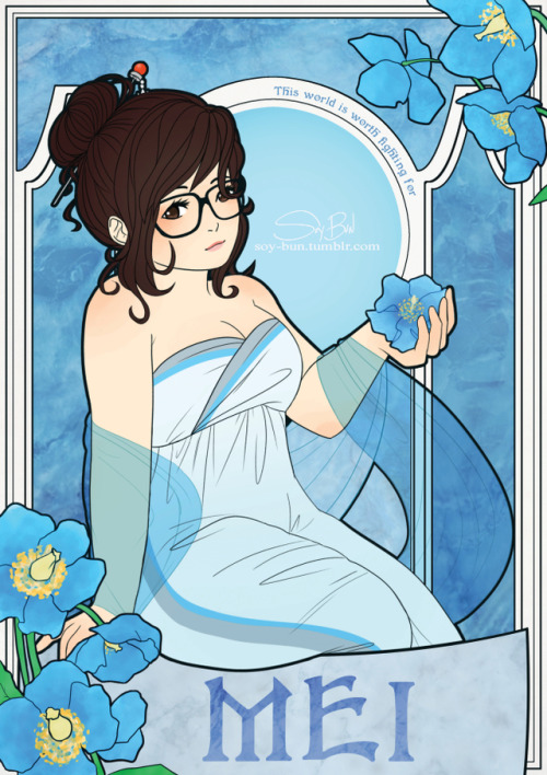 soy-bun:  Art Nouveau Overwatch Girls by porn pictures