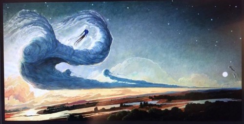 fun-and-trust:William Joyce: Clouds have been on my mind. This ones from my rise of the guardians Ja