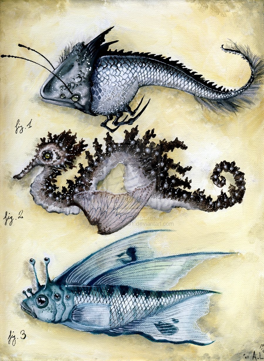 The Monster Blog of Monsters — Deep Sea Magical Fish Fig1