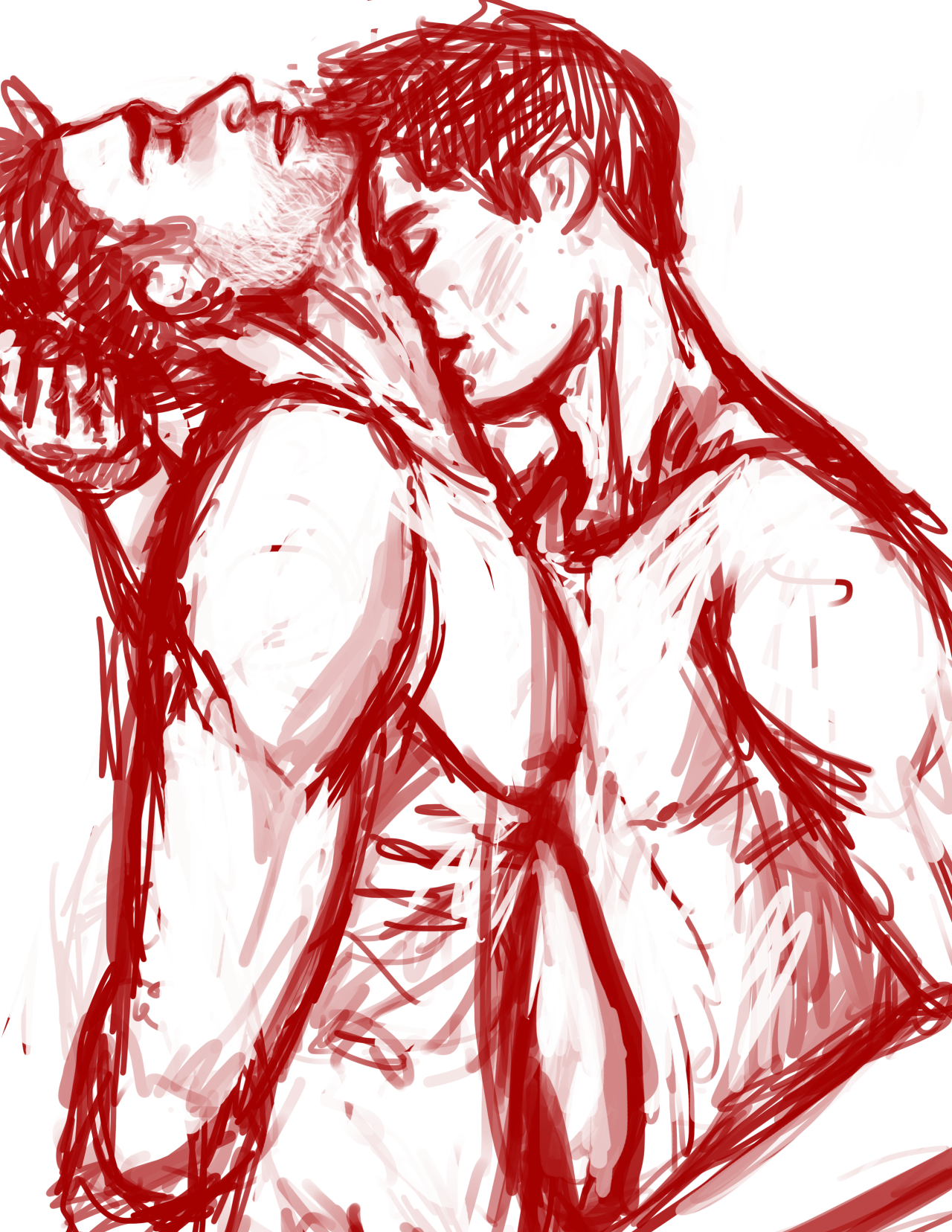 sterekism:  hahahaha no genitals sorry  Here’s the hairpulling kink. Bottom Derek.