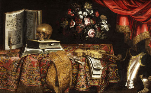 vulturehooligan:      Pierfrancesco Cittadini (1616–1681) Vanitas, 1681