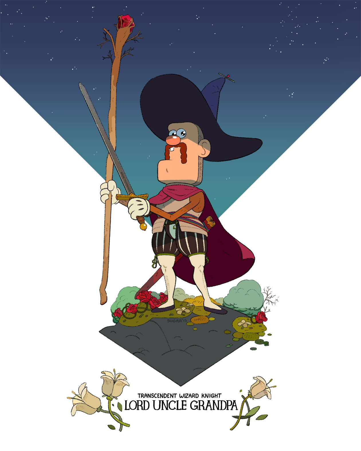 stevensugar:  Transcendent Wizard Knight, Lord Uncle Grandpa This piece and so much
