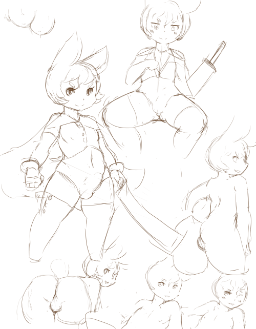 some quick unfinished doodles(n’ other old stuff) while drawing with n0nrealty.Character in first drawing (Azizi) and 4th drawing (Nerdcario) belongs to: http://sirphilliam.tumblr.com/