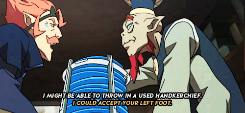 kazuye:Coran bargaining at the Space Mall like a pro.