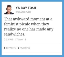 ivorydozer:  Tosh for Oscars host 2014! 