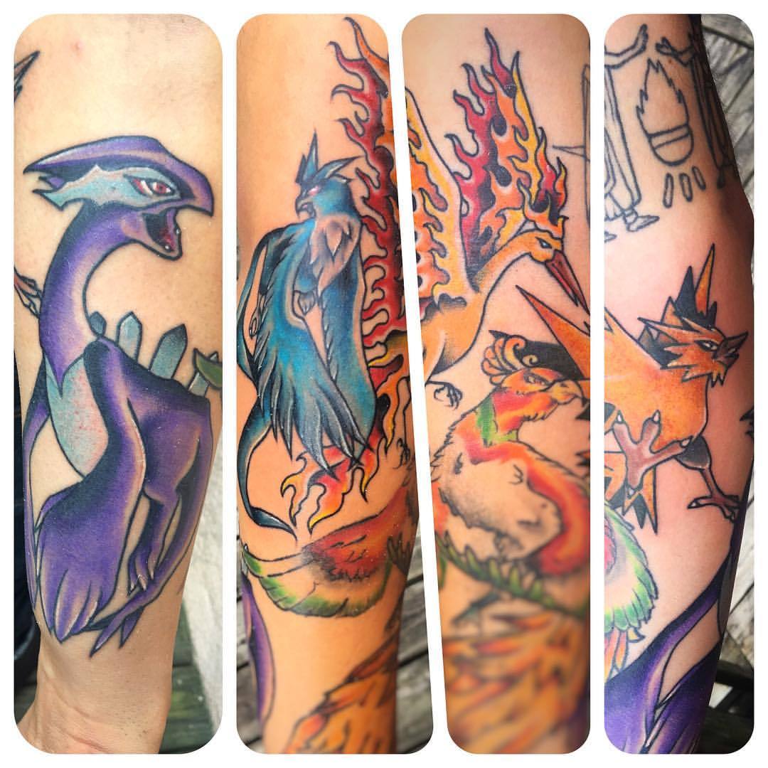 Ho-Oh & Lugia, Pokemon  Pokemon tattoo, Pokemon pictures, Pokemon