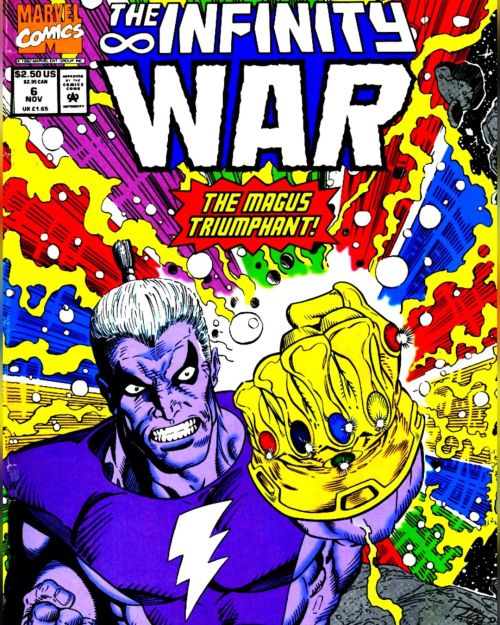 The Infinity War 6 (1992) . The Animus Engagement . Written by Jim Starlin Penciled by Ron Lim Inked