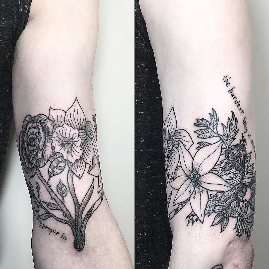𝘚𝘯𝘰𝘦𝘧𝘭𝘪𝘯𝘨𝘢𝘵𝘢𝘵𝘵𝘰𝘰 on Instagram Had so much fun doing this Floral  wrap around the leg Tattoo floraltattoo snoeflinga snoeflingatattoo  floraltattoos