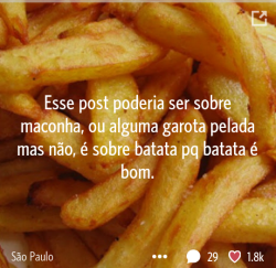  &lt;3 BATATA