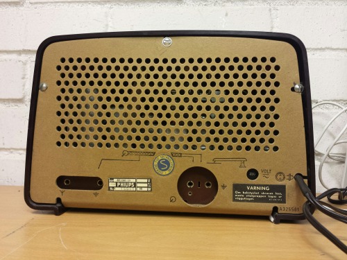 Philips BX230U/19 Tube Radio, 1953