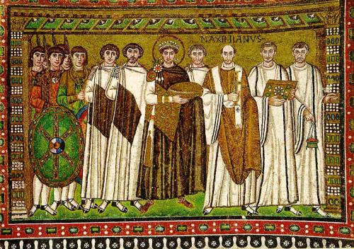 zeusammon:The Basilica of San Vitale, the masterpiece of Byzantine art in Ravenna, was completed dur