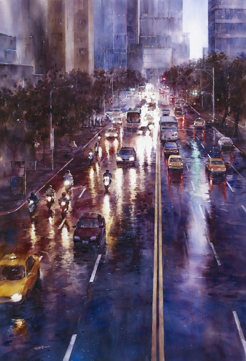 lohrien:Paintings by  Lin Ching Che