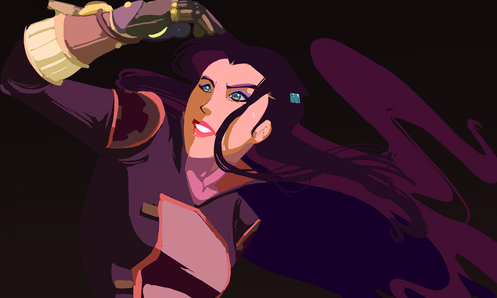 ceshira:  ceshira:  Drew this thing last night for the LOK fanart Contest. Last time