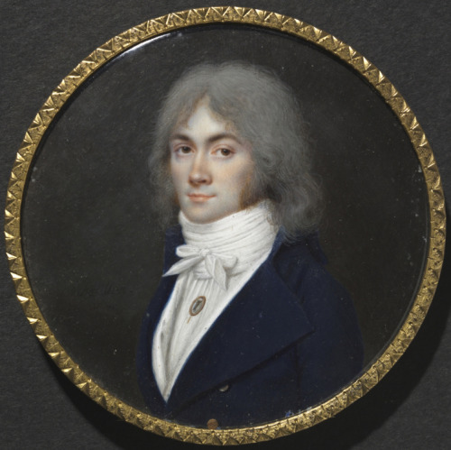 History-Of-Fashion:  1795-1796 Charles De Chatillon - Portrait Of A Man  (Cleveland