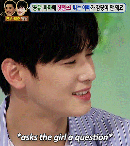 cheechyu:  asterocky: the cutest reaction to Eunwoo ;;  all my problems would be solved 