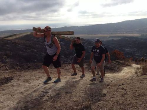 ttiigerlily:  service-with-humility:  semperannoying:  Around 100 Marines from my area, of 3/5, took time off of their 96 hour liberty to go back up to 1Sgt’s Hill and place over 2 dozen crosses back to their rightful spot. Orginally about a week ago,