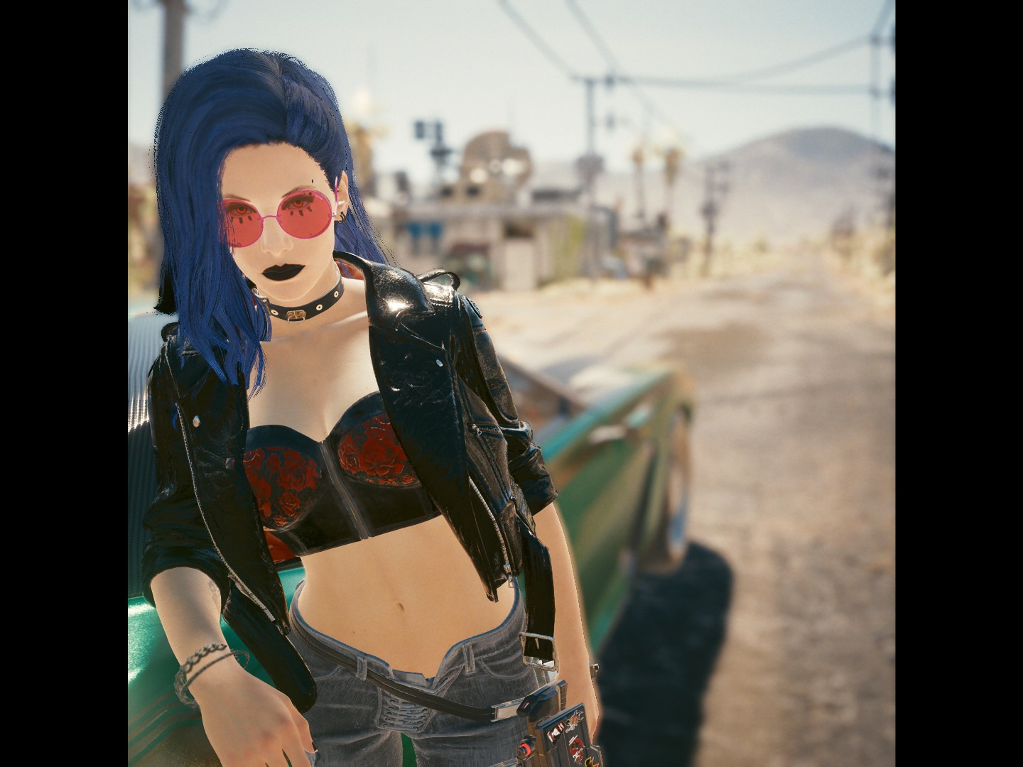 abysswaatchers:off to commit some vehicular manslaughter at ye old night city sideshow 