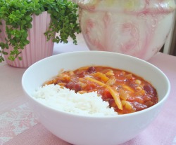 misamys:  I made some yummy chili sin carne today!  That looks very yummy :)