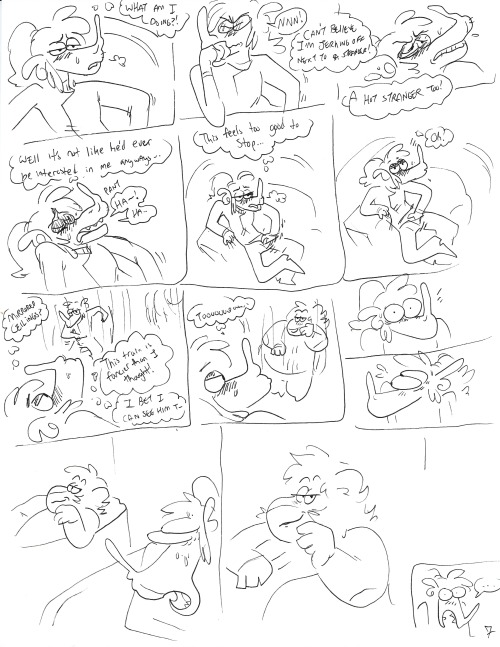 PART 2 - Toby get`s caught in the act! Things start to heat up!I`m not sure if it reads but Toby has