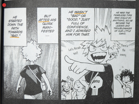 chibitranslates: kiraelric:   “My Best Friend’s a fucking nerd and an idiot. God he pisses me off.”   A look into Katsuki Bakugou’s friendship with Izuku Midoriya  ** A counterpart to this post **   _ Preface - This is my headcanon, to pair