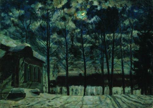 russian-style: Stanislav Zhukovsky - It’s windy. Windy winter night