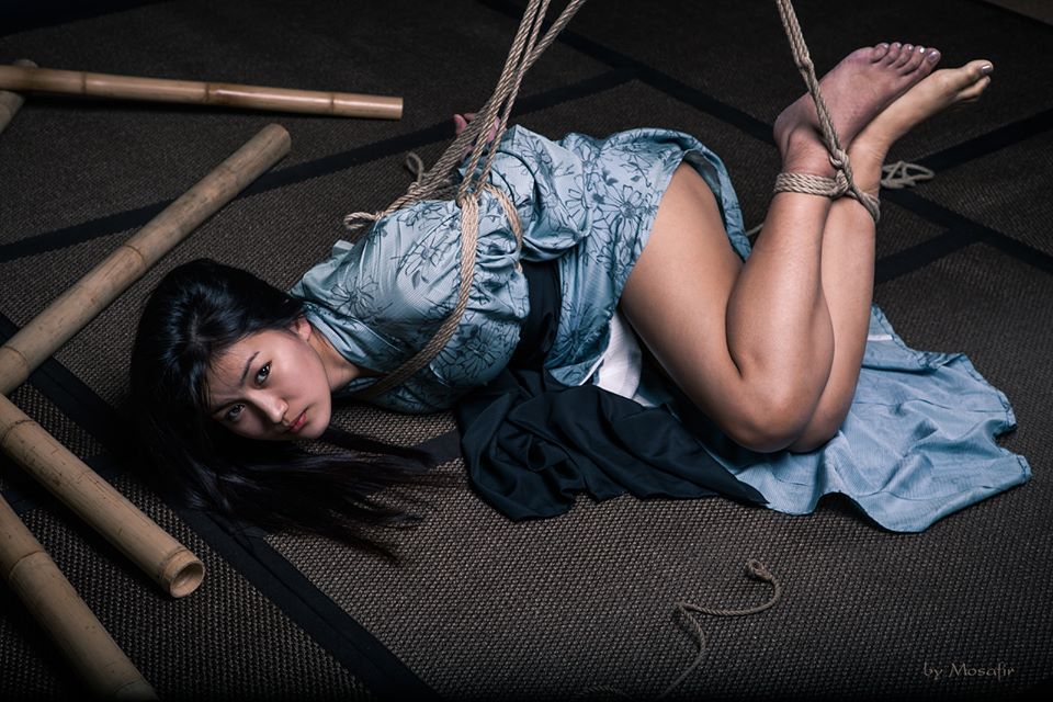 sasha-ishemia:  Ropes &amp; photo by Mosafir.Model: Lyuda.Editing: Kristina.