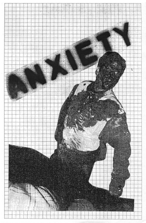 Aris Papoulis - Anxiety2015-17, xerox, paper, collage, size A4