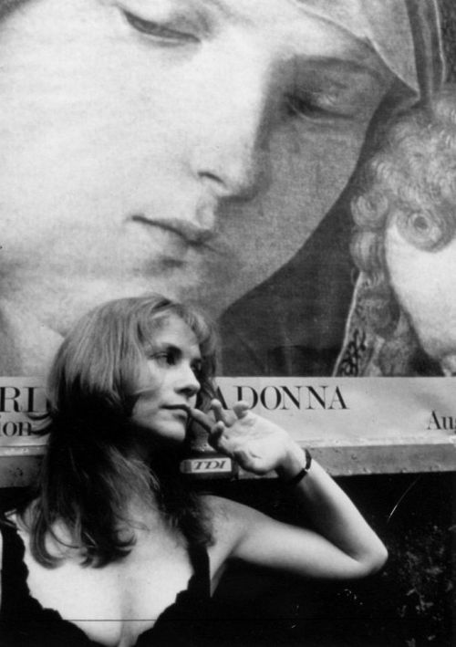 cinemarhplus:  Isabelle Huppert in New York by Leonard Freed